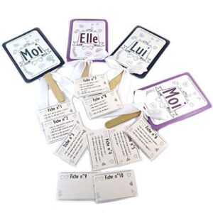 Jeu de Mariage Élégant – Cadeau Personnalisé pour Elle & Lui